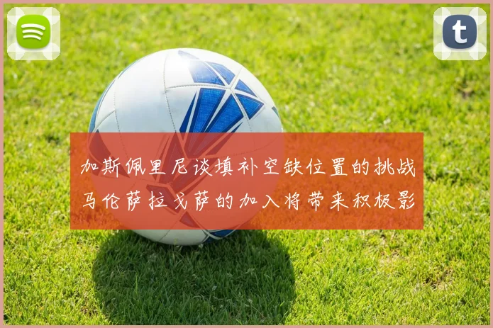 加斯佩里尼谈填补空缺位置的挑战马伦萨拉戈萨的加入将带来积极影响